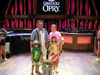 The Freys on the Grand Ole Opry stage in Nashville TN 09032011