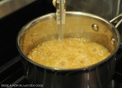 Adding Heavy Cream to Caramel