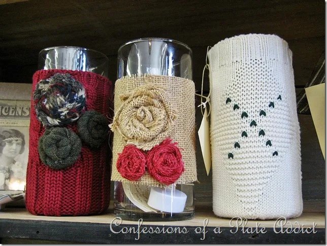 sweater candles