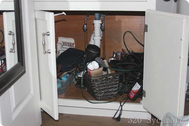 under sink before under sink before