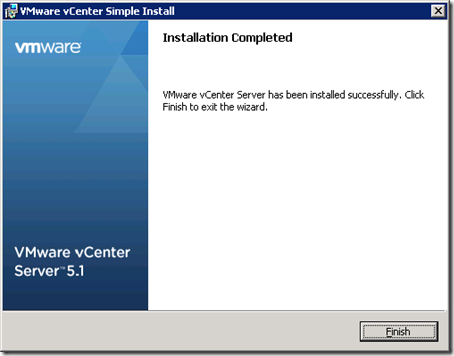 31_vCenter Server Installation Completed