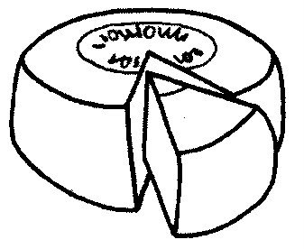 DIBUJOS DE QUESOS PARA COLOREAR