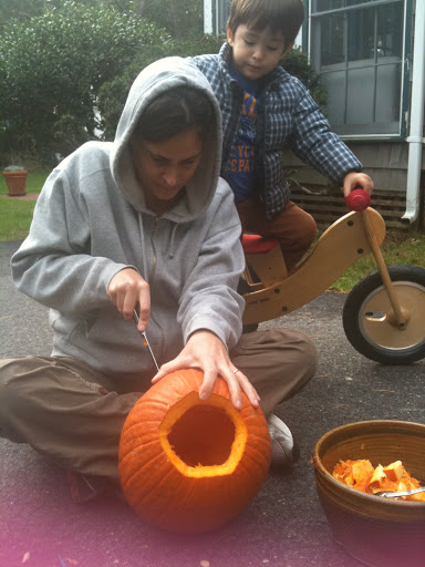 Next it was my turn to carve.