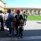 A long speech about the sistine chapel, before we go in.