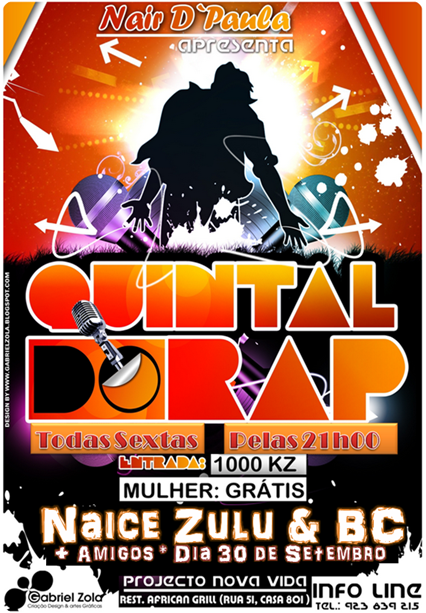 Quintal do Rap Vs Naice Zulu & BC [Dia 30 de Setembro]