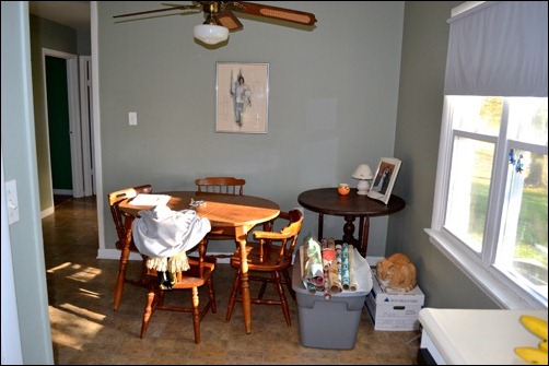 dining room before