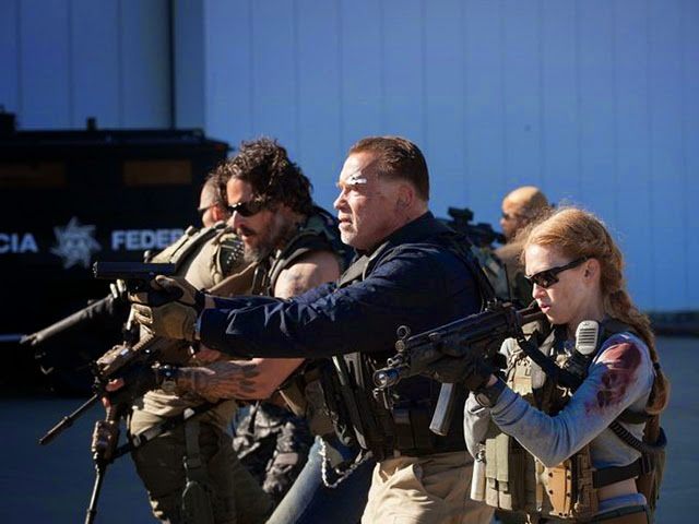 Arnold Schwarzenegger és a többiek a Sabotage első képein 04