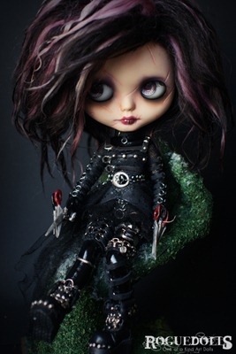 Edward Scissorhands Blythe by Picara Roguedolls 2