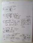 We mapped out the looks for each page.