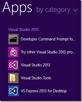 Visual Studio Tools shortcut Visual Studio Tools shortcut