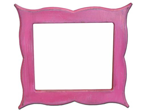 Pink Scallop Frame Pink Scallop Frame