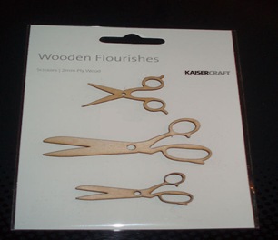 Wooden Flourishes Scissors