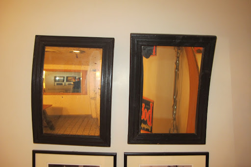 Look how differently they reflect the same space.