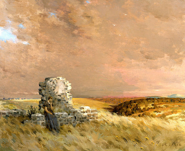 Jean Charles Cazin: Naturalismo, paisaje con figuras