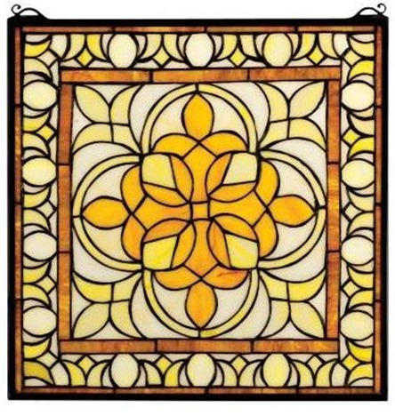paris-decor-fleur-de-lis-cross-stained-glass-window
