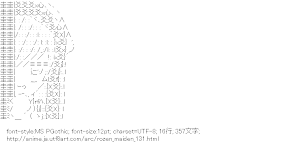 [AA]翠星石 のぞき見る （ローゼンメイデン）