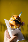 The Frites 'n' Meats food truck was parked right outside Gotham Hall so guests could fuel up throughout the afternoon! The Frites 'n' Meats food truck was parked right outside Gotham Hall so guests could fuel up throughout the afternoon!
