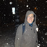 We were walking home from having dinner in Town ...