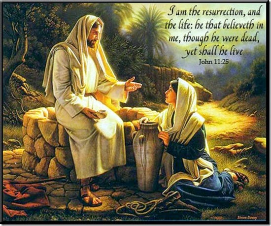 Jesus at well with Samaritan Woman