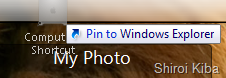 pin to taskbar
