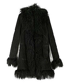 Erin Wasson Zadig & Voltaire FW 2011 Suede Jacket