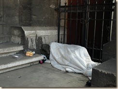 Luik: onderkomen van een dakloze?