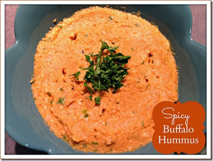 spicy buffalo hummus