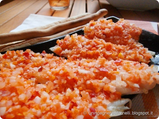 filetti pesce verudure carote finocchi peperoni