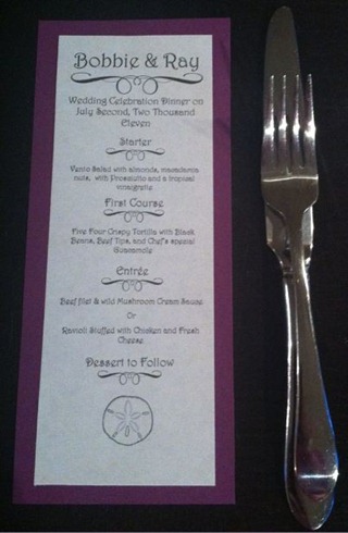 diy menu