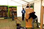 Some of the hundreds of staff preparing for the big days 