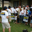 Larry Gonzales supporters getting ready for some block walking.  September 2010.