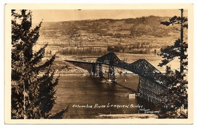 Lewis & Clark Bridge Under Construction in Rainier, Oregon
