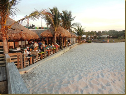 A view of Sharky's from the beach side