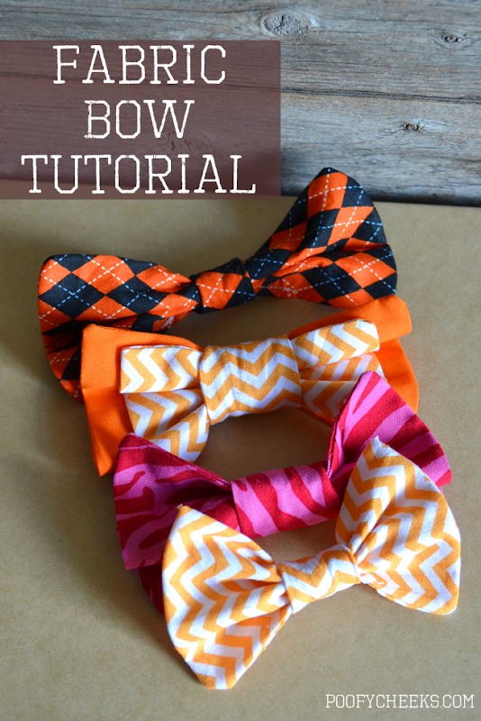 Simple Fabric Bow Sewing Instructions