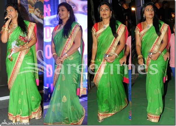 Roja_Green_Net_Saree Roja_Green_Net_Saree