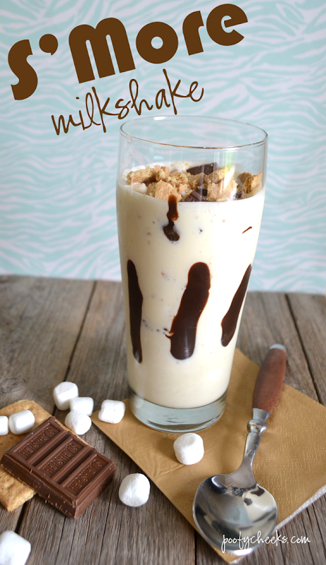 S'More Milkshake - Perfect sweet summer treat!