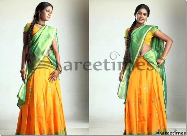 Suhasini_Green_Yellow_Half_Saree Suhasini_Green_Yellow_Half_Saree