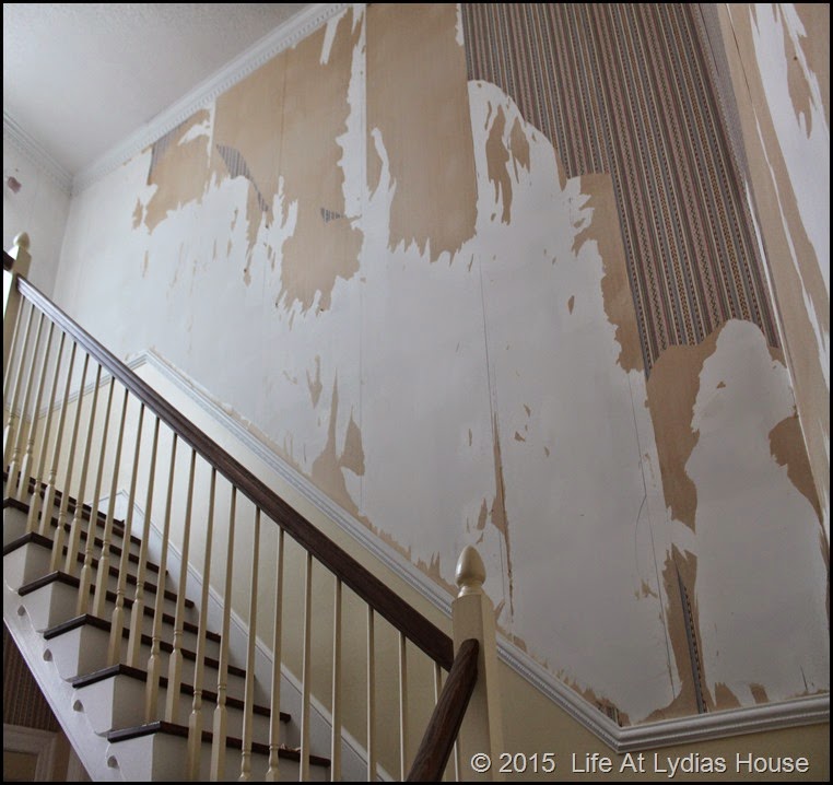 stairway paper removal