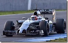Magnussen nei test di Jerez 2014