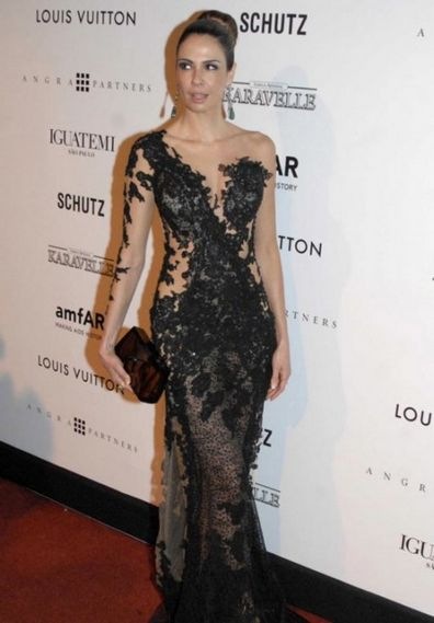 Luciana Gimenez Alinne Moraes amfAR Inspiration Gala against Luciana Gimenez Alinne Moraes amfAR Inspiration Gala against