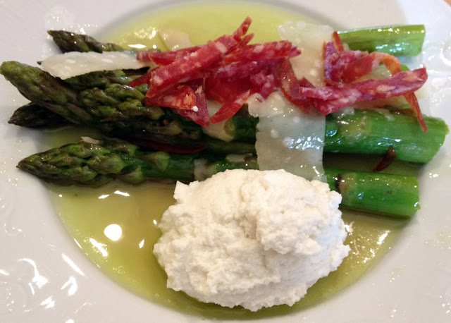 Asparagus with Whipped Ricotta