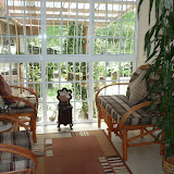 Boquete homestay seating area