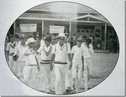 Sachin During InterSchool Match