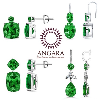 Celebrity-Inspired-Emerald-Earrings-Oscar-2012- Celebrity-Inspired-Emerald-Earrings-Oscar-2012-