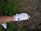 No wreszcie! Nowe buty, w jakże praktycznym białym kolorze w końcu przeszły chrzest bojowy :-)