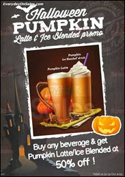 The Coffee Bean & Tea Leaf Halloween Promotion 2013 Malaysia Deals Offer Shopping EverydayOnSales