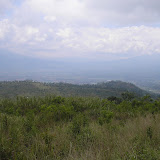 On Gn Guntur, looking back down to the valley between Cikuray and Papandayan (Daniel Quinn, October 2010)