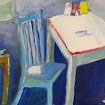 "Waiting to be Served", Acrylic