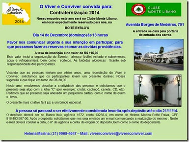 Convite-Confraternização 2014