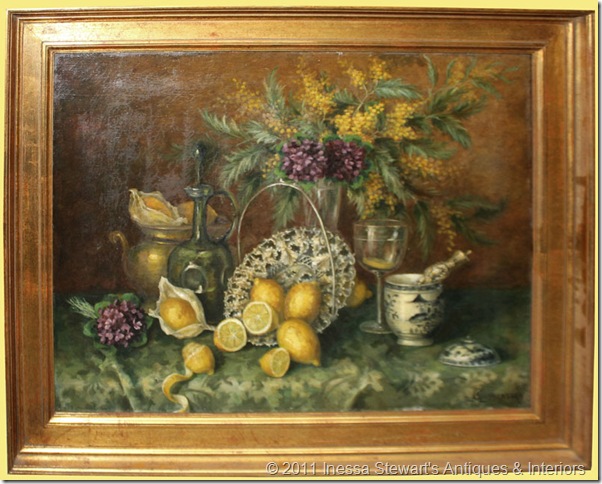 Antique Framed Oil on Canvas